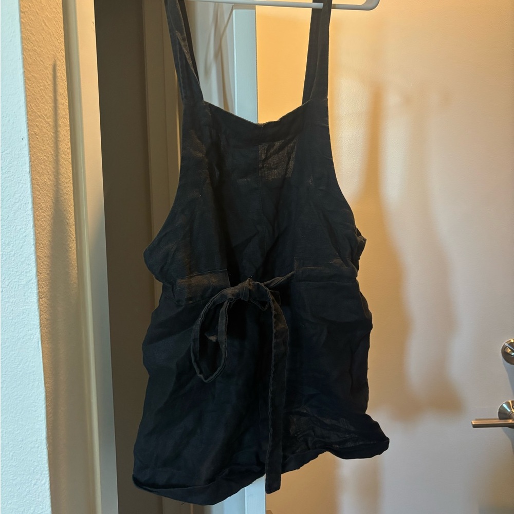 Black Sleeveless Jumpsuit